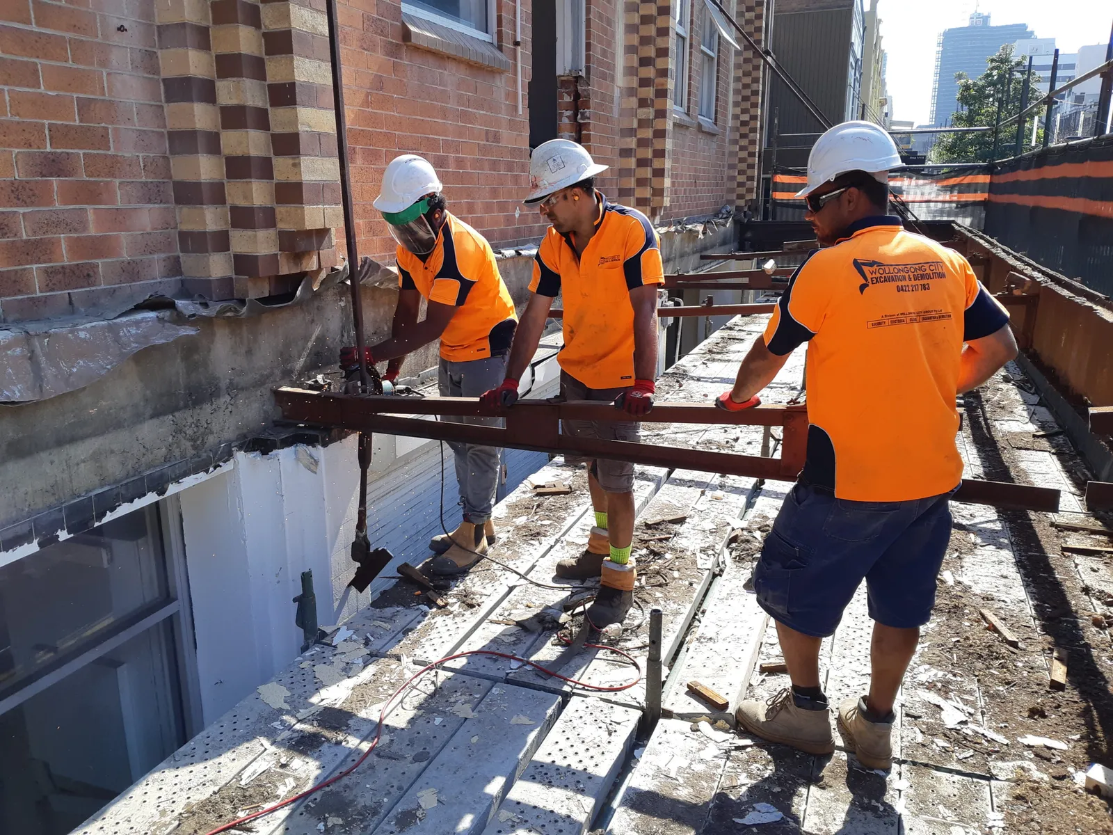 WCED works at Lang's Corner with Pupovac Constructions