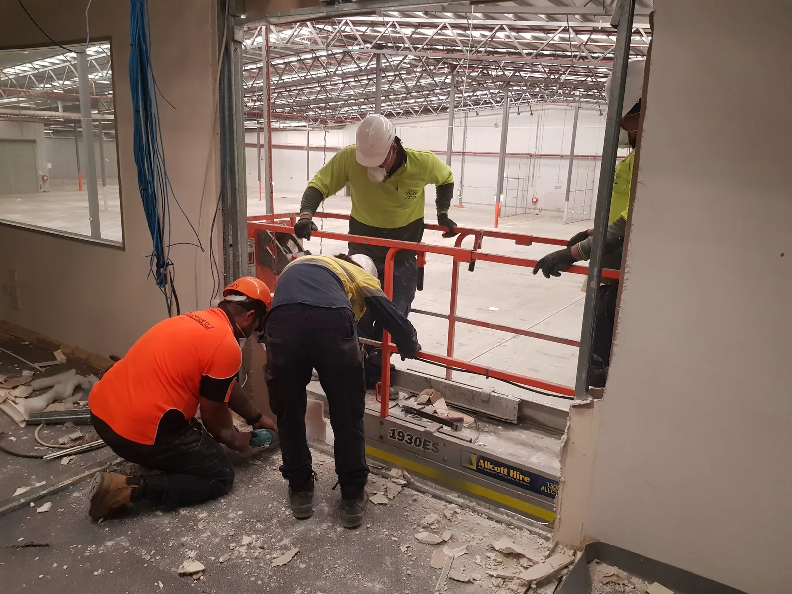 WCED machinery remediating a contaminated commercial site in the Illawarra
